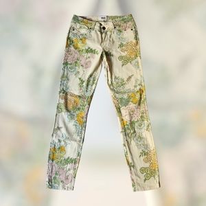 PAIGE Denim Verdugo Ankle Floral Skinny Jeans Size 26